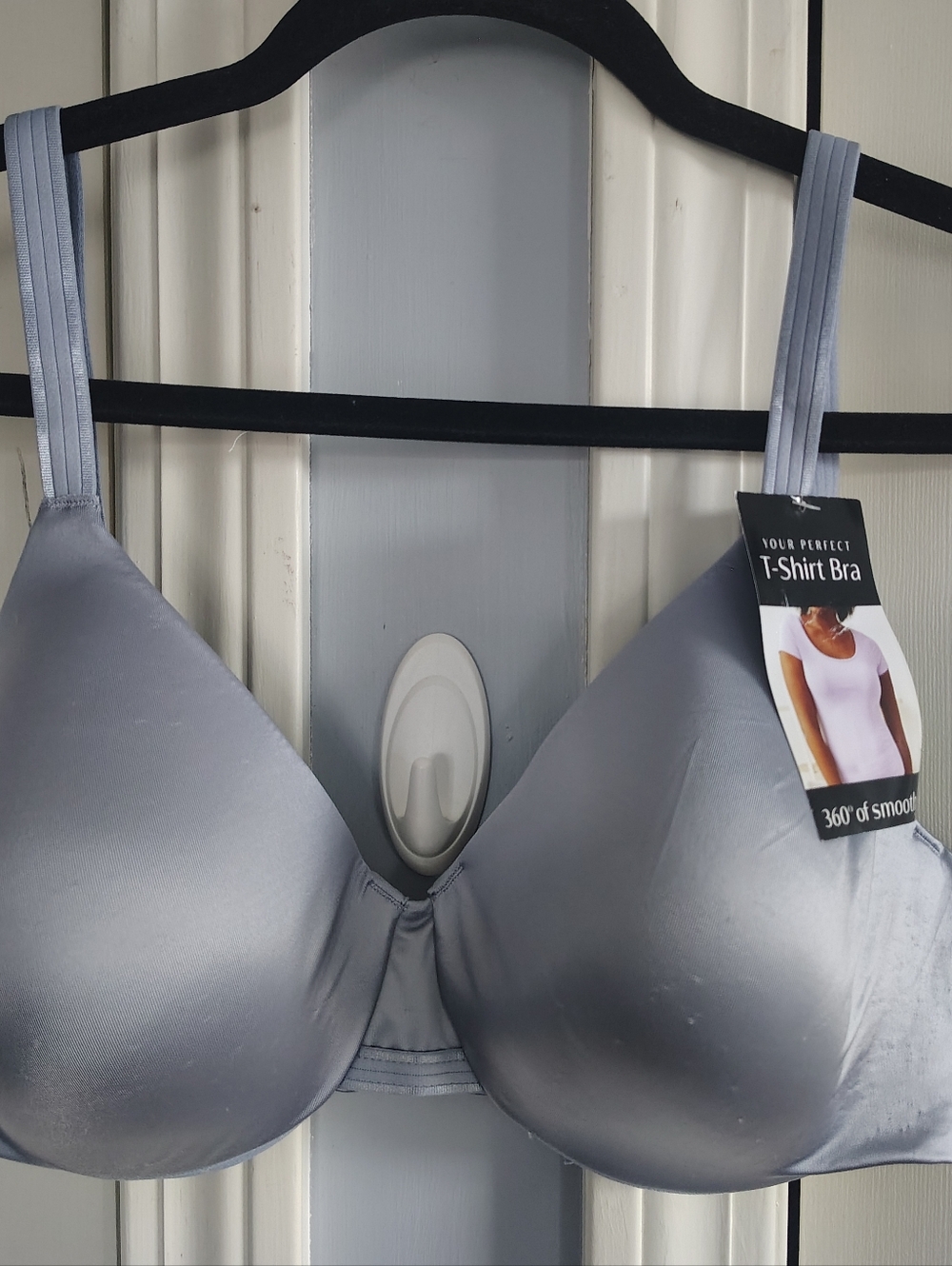 Bali T-Shirt Bra Top - Light Light Bluieh Grey Women’s T Shirt Bra 36D